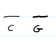 C and G