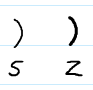 S and Z