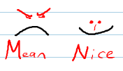 Mean and Nice