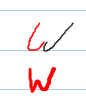 W